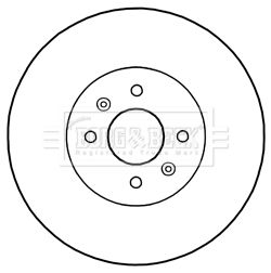 BORG & BECK Тормозной диск BBD5329